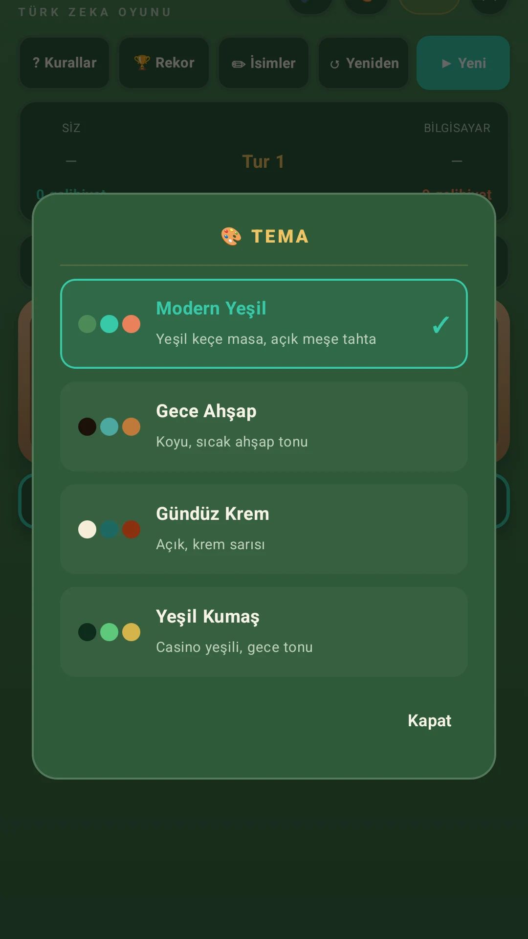 Mangala: Türk Zeka Oyunu screenshot